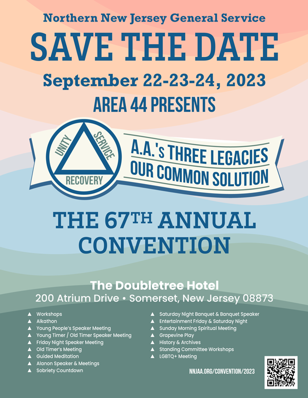 Northern New Jersey AA + Convention Page