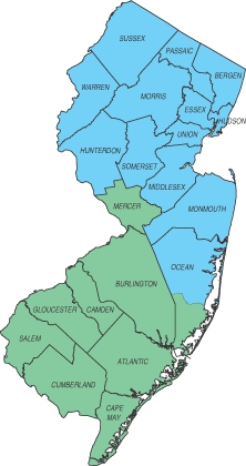 NJ Map